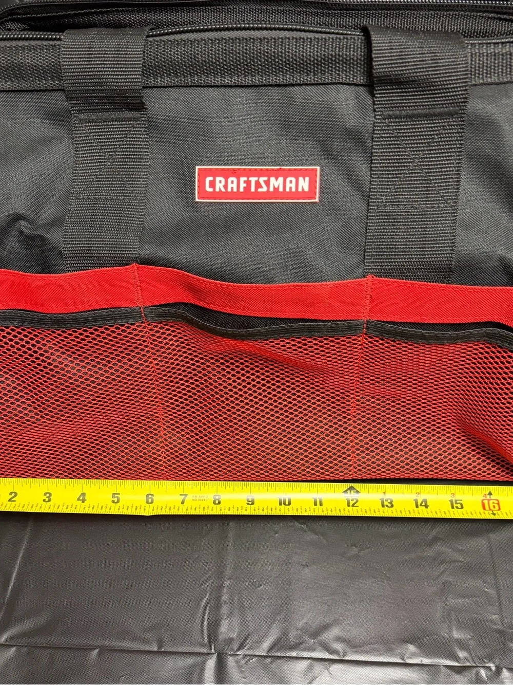 Craftsman Black and Red Duffel Tool Bag